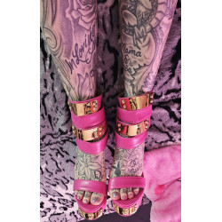 Pink Goldene Heels