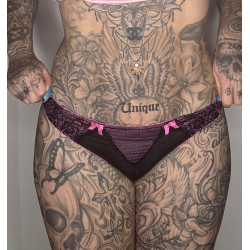 Black-Pink Tanga *Einzelstück*