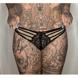 Tanga mit Spitze und...